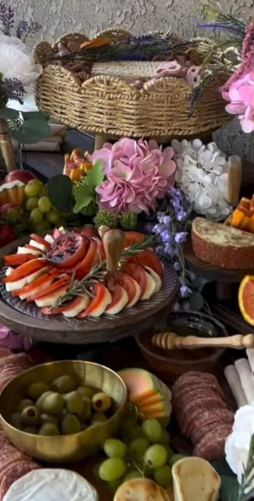 Grazing table for weddings