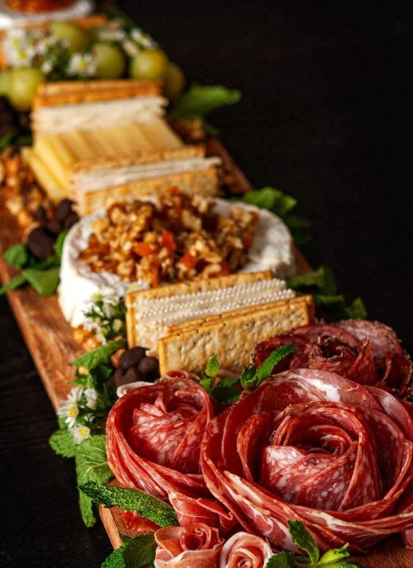 Salami rose board